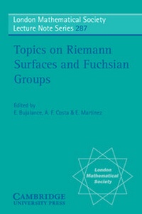 Abbildung von: Topics on Riemann Surfaces and Fuchsian Groups - Cambridge University Press