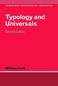 Enlarge image Cover: Typology and Universals - Cambridge University Press