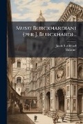 Cover: Musei Burckhardiani (per J. Burckhard)... - Nabu Press