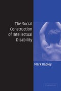 Cover: The Social Construction of Intellectual Disability - Cambridge University Press