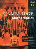 Cover: Cambridge 4 Unit Mathematics Year 12 - Cambridge University Press