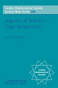 Abbildung von: Aspects of Sobolev-Type Inequalities - Cambridge University Press