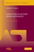 Cover: Subsystems of Second Order Arithmetic - Cambridge University Press