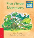 Cover: Five Green Monsters Level 1 ELT Edition - Cambridge University Press