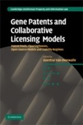 Cover: Gene Patents and Collaborative Licensing Models - Cambridge University Press