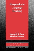 Cover: Pragmatics in Language Teaching - Cambridge University Press