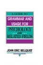 Bild: A Guide To Grammar and Usage for Psychology and Related Fields - Psychology Press Ltd