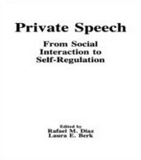 Abbildung von: Private Speech - Psychology Press Ltd