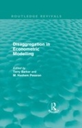 Cover: Disaggregation in Econometric Modelling (Routledge Revivals) - Routledge