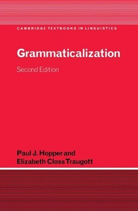 Enlarge image Cover: Grammaticalization - Cambridge University Press