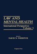 Cover: Law and Mental Health - Elsevier
