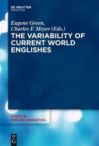 Abbildung von: The Variability of Current World Englishes - De Gruyter Mouton
