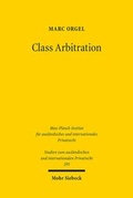 Abbildung von: Class Arbitration - Mohr Siebeck