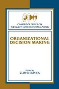 Cover: Organizational Decision Making - Cambridge University Press