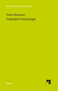 Cover: Deskriptive Psychologie - Meiner