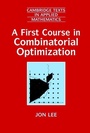 Cover: A First Course in Combinatorial Optimization - Cambridge University Press