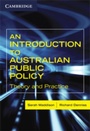 Cover: An Introduction to Australian Public Policy - Cambridge University Press