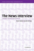 Cover: The News Interview - Cambridge University Press