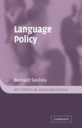 Cover: Language Policy - Cambridge University Press