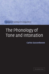 Enlarge image Cover: The Phonology of Tone and Intonation - Cambridge University Press