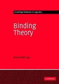 Cover: Binding Theory - Cambridge University Press