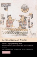 Cover: Mesoamerican Voices - Cambridge University Press