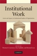 Cover: Institutional Work - Cambridge University Press