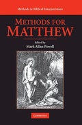 Cover: Methods for Matthew - Cambridge University Press