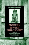 Cover: The Cambridge Companion to Modern Jewish Philosophy - Cambridge University Press