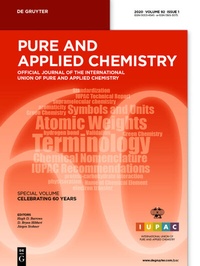 Abbildung von: Pure and Applied Chemistry - De Gruyter