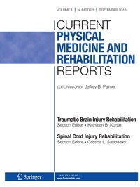 Abbildung von: Current Physical Medicine and Rehabilitation Reports - Springer