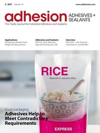 Abbildung von: adhesion ADHESIVES + SEALANTS - Springer Vieweg