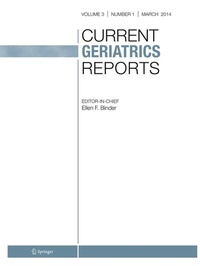 Abbildung von: Current Geriatrics Reports - Springer