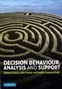 Cover: Decision Behaviour, Analysis and Support - Cambridge University Press