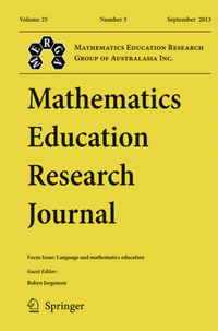 Abbildung von: Mathematics Education Research Journal - Springer