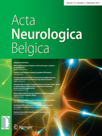 Abbildung von: Acta Neurologica Belgica - Springer