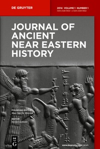 Bild: Journal of Ancient Near Eastern History - De Gruyter