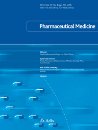 Abbildung von: Pharmaceutical Medicine - Adis