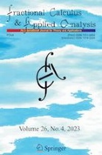 Abbildung von: Fractional Calculus and Applied Analysis - Springer