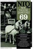 Cover: New Theatre Quarterly 69: Volume 18, Part 1 - Cambridge University Press