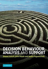 Enlarge image Cover: Decision Behaviour, Analysis and Support - Cambridge University Press