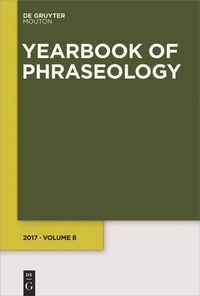 Abbildung von: Yearbook of Phraseology - De Gruyter