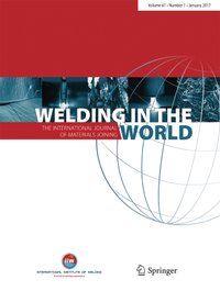 Bild vergrößern Bild: Welding in the World - Springer