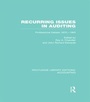 Cover: Recurring Issues in Auditing (RLE Accounting) - Routledge