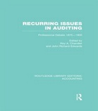 Abbildung von: Recurring Issues in Auditing (RLE Accounting) - Routledge