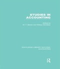 Cover: Studies in Accounting - Routledge