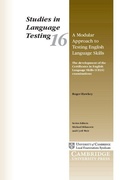 Cover: A Modular Approach to Testing English Language Skills - Cambridge University Press