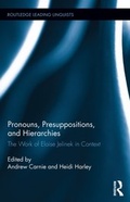 Cover: Pronouns, Presuppositions, and Hierarchies - Routledge