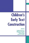 Cover: Children's Early Text Construction - Routledge