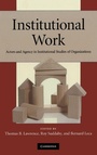 Cover: Institutional Work - Cambridge University Press